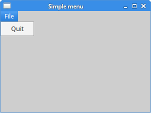 Menus and toolbars
