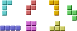 The Tetris game in wxPython
